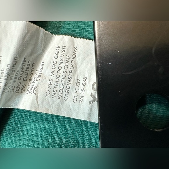 Fabletics 3 piece sculpt knit blue leggings xs boost power green xs Black bra S - Picture 6 of 12